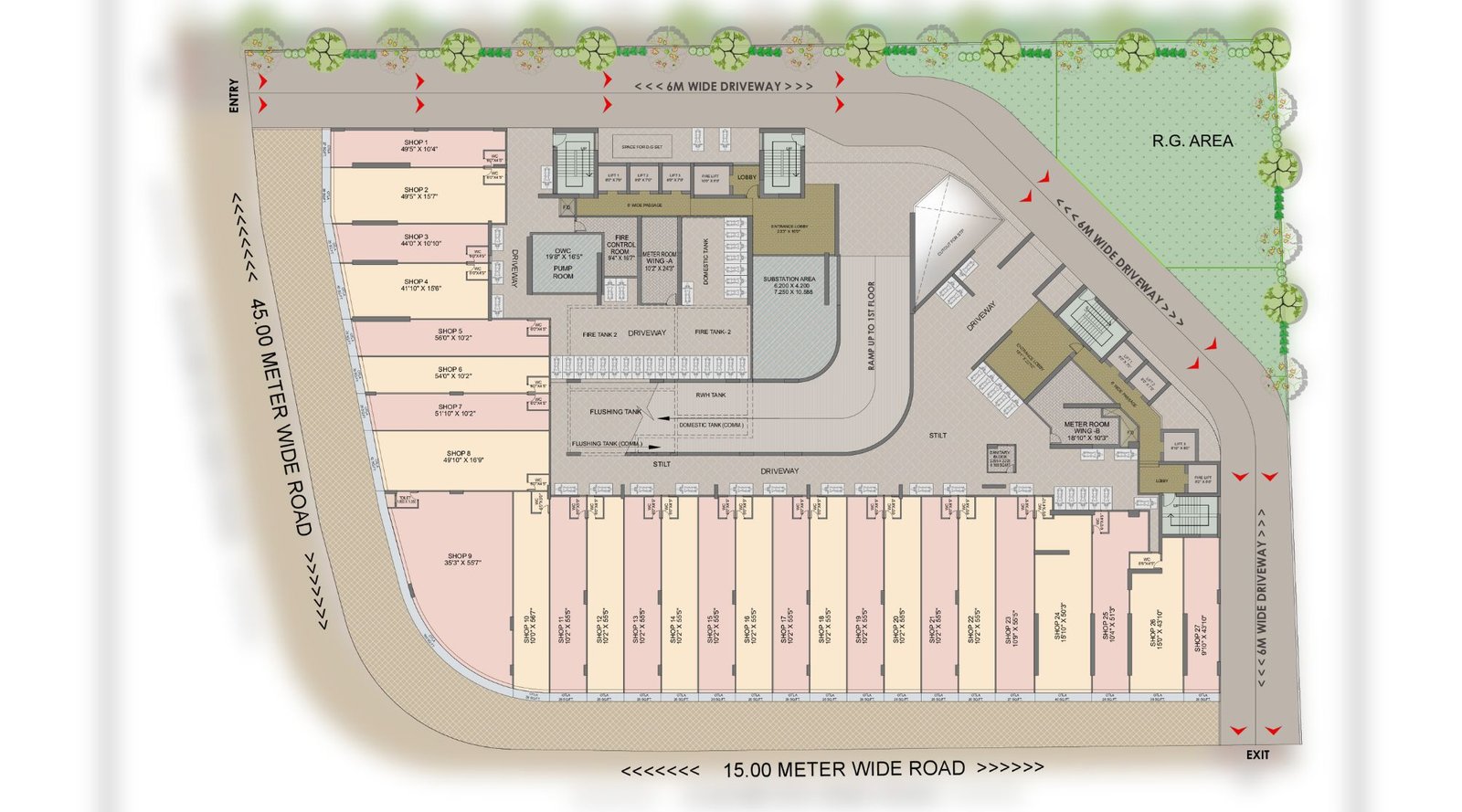 Satyam-Surya-Manhattan-Typical-Floor-Plan-Ground-Floor